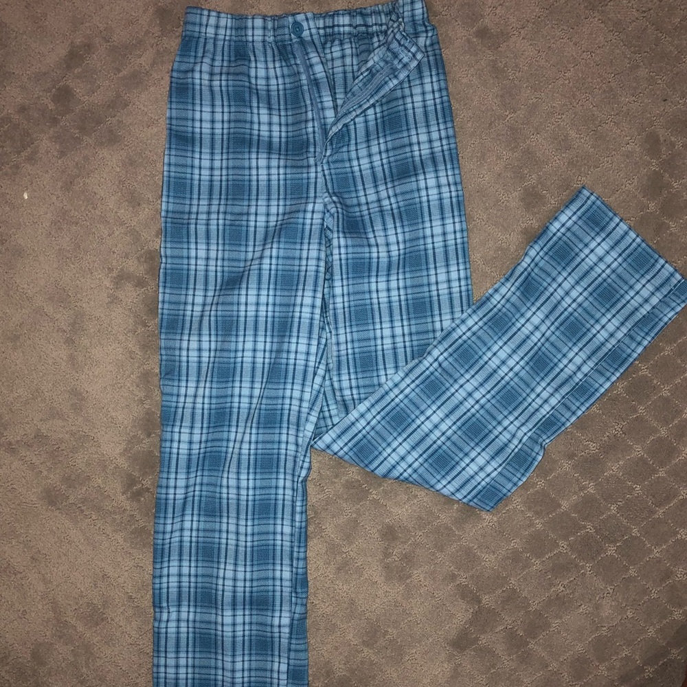 Blue plaid Brandy Melville Tilden Pants